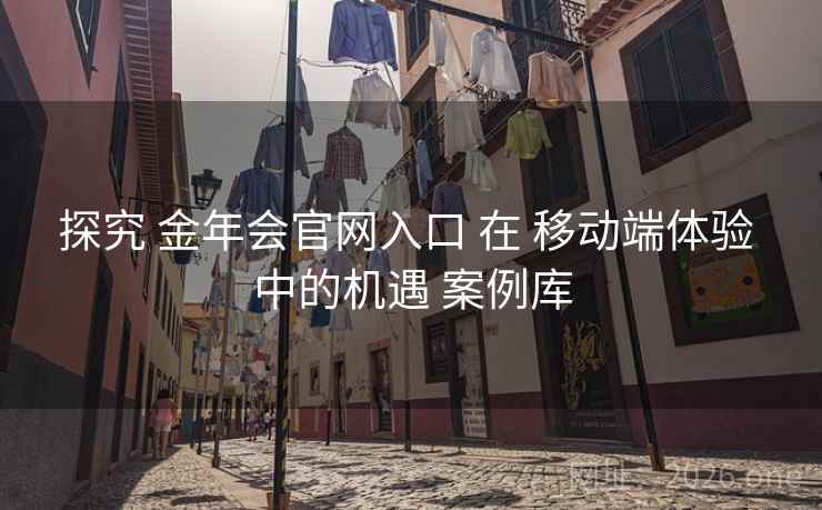 探究 金年会官网入口 在 移动端体验 中的机遇 案例库