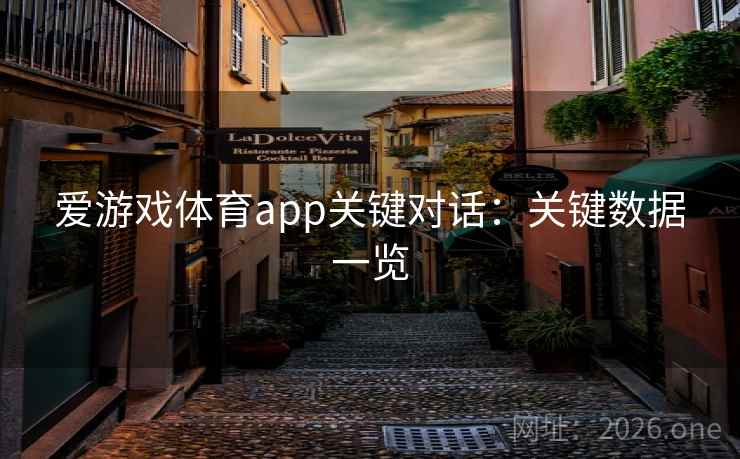 爱游戏体育app关键对话：关键数据一览