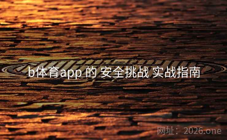b体育app 的 安全挑战 实战指南