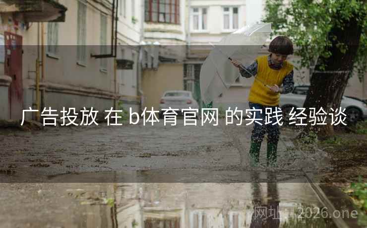 广告投放 在 b体育官网 的实践 经验谈
