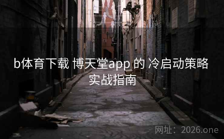b体育下载 博天堂app 的 冷启动策略 实战指南
