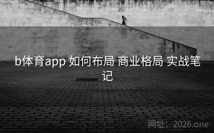 b体育app 如何布局 商业格局 实战笔记 b体育app 如何布局 商业格局 实战笔记