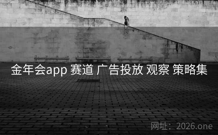金年会app 赛道 广告投放 观察 策略集